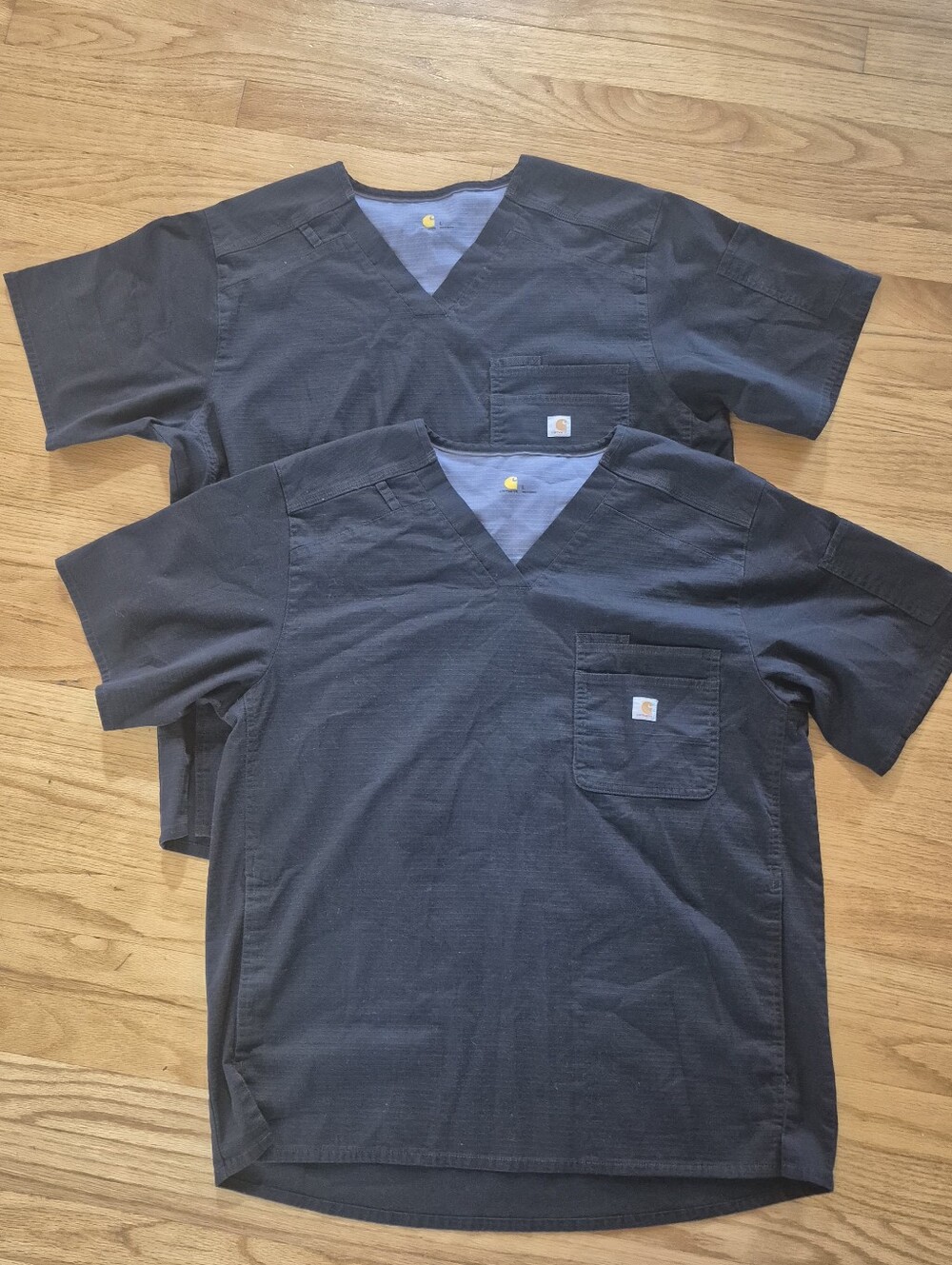 2-Carhartt black scrub top